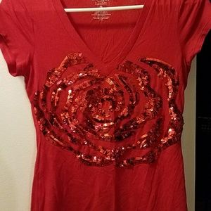 NWT Express T-Shirt with sequins